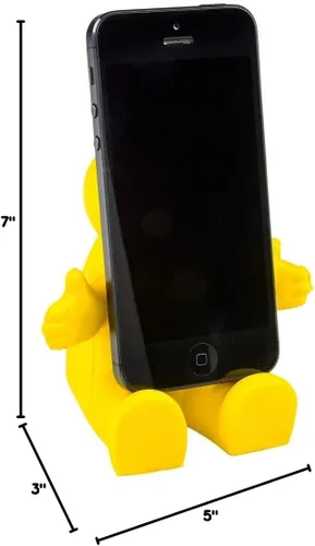 Miniatura 8 de Zugar Land Soportes para teléfono de 4 pulgadas con diseño de cara sonriente exprimible (paquete de 3) accesorios de escritorio para aliviar