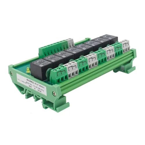Miniatura 13 de Módulo de relé de 4 canales 1 módulo de relé de interfaz DC/CA de montaje en carril DIN SPDT de 12V (FY-T734-12VACDC)