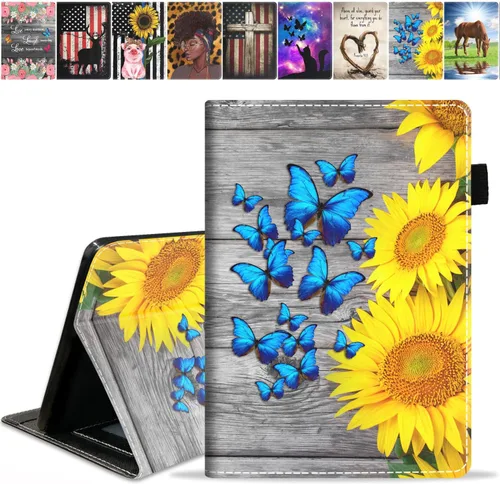 Miniatura 9 de Funda para tableta Amazon Kindle Fire 7 (pantalla de 7 pulgadas, 12ª generación, versión 2022), funda de piel sintética prémium con función