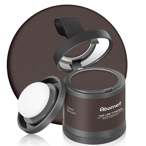 Miniatura 22 de Abomet Polvo Capilar Oculta Instantáneamente la Pérdida de Cabello, Polvo de Color de Cabello para Retoque de Raíces, Complementos Capilares