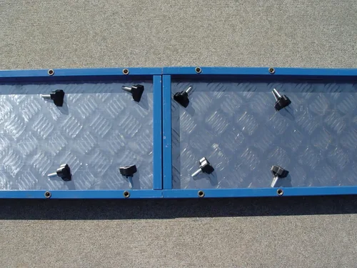 Miniatura 3 de 9' perro Agility Teeter (sierra transparente), aluminio con superficie de goma