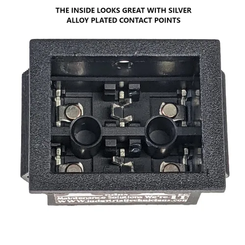 Miniatura 7 de IndusTec Interruptor basculante de polaridad inversa de motor de 20 AMP 12V CC, con retención y acoplamiento cableado