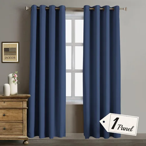 Miniatura 28 de Rose Home Fashion Cortinas opacas para puerta corrediza, oscurecimiento de la habitación, cortinas con aislamiento térmico para sala de estar