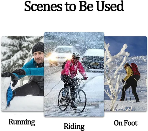 Miniatura 8 de Arcticz - Guantes térmicos de alta calidad, guantes para pantalla táctil, guantes resistentes al viento, guantes impermeables, para mujeres y hombres