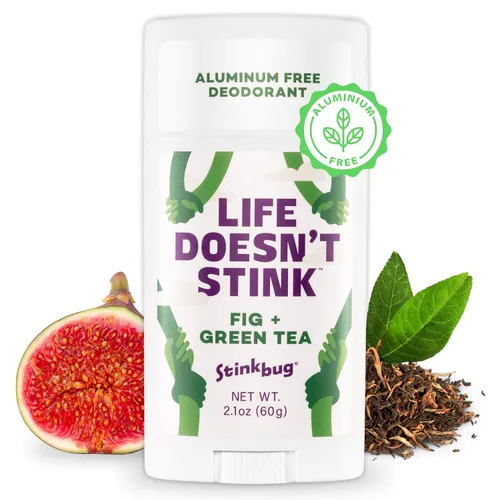 Miniatura 37 de Stinkbug Naturals - Desodorante orgánico sin aluminio con salvia ámbar, aceite de coco y carbón activado, sin parabenos, desodorante para piel