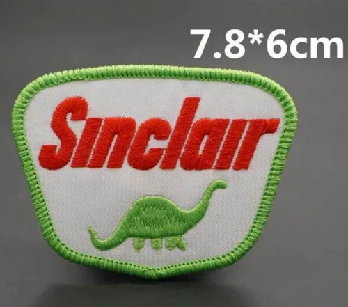 Miniatura 2 de Sinclair Auto Centers Racing Logo Gas Oil Fuel Mechanic Car Classic Motorsports 3.1" Coser Parche bordado para ropa