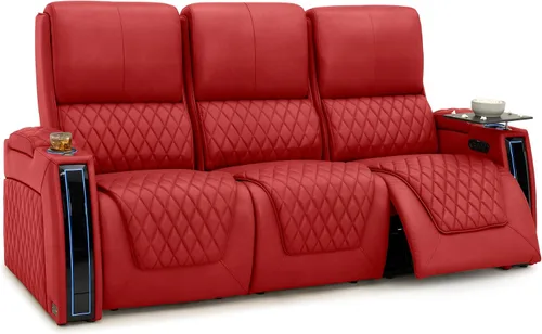 Miniatura 135 de Seatcraft Apex Zero-Gravity CoolZero - Asiento de cine en casa de cuero italiano, reposacabezas eléctrico, lumbar eléctrico, reclinable eléctrico