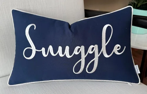 Miniatura 7 de Funda de Cojín Decorativo Romántico para Pareja, Sentimiento de Amor Bordado, Refranes Decorativos, Acento Lumbar - Decoración de Frases Acogedoras