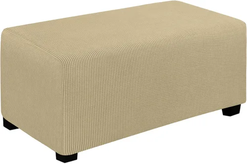 Miniatura 78 de Easy-Going Funda Elástica para Otomana Taburete de Almacenamiento Plegable Protector de Muebles Funda Rectangular Suave con Parte Inferior Elástica