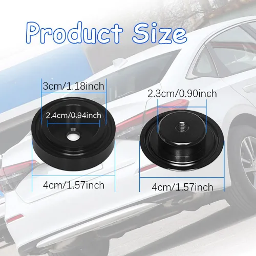Miniatura 2 de Enchufe del limpiaparabrisas del automóvil, tapón de la ventana trasera, tapa de ojal para el limpiaparabrisas trasero, accesorios automotrices, kit