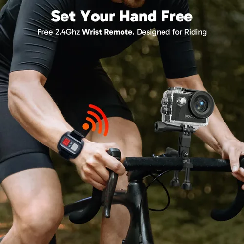 Miniatura 5 de Dragon Touch 4K30FPS Action Camera Vision 3 20MP 100FT Cámara de Acción Impermeable Subacuática con Control Remoto 170° Gran Angular WiFi Cámara