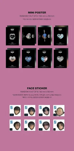 Miniatura 5 de Dreamus Stray Kids - MAXIDENT [Edición estándar] Álbum+Beneficio de reserva (HEART ver.) (SMK1348)