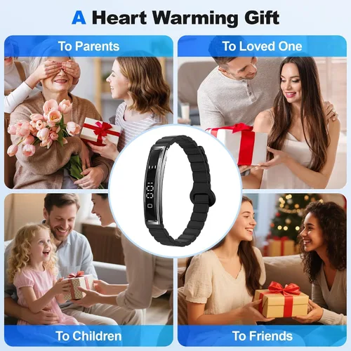 Miniatura 8 de Smart Bracelet for Women, Health Activity Fitness Trackers, 24/7 Heart Rate & Stress Monitor, 24H Sleep Tracker, Smart Wristband with Free APP 2