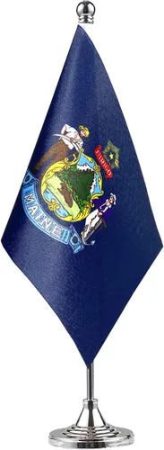 Miniatura 6 de GentleGirl. Bandera del estado de Alabama de Estados Unidos, bandera de Alabama, pequeña bandera del estado de Alabama, bandera de escritorio