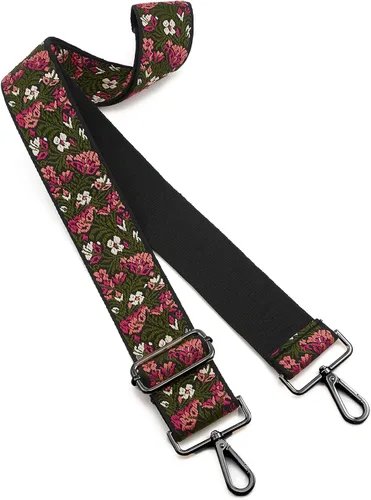 Miniatura 168 de ZOOEASS Hebillas de níquel Correa ancha para el hombro ajustable de repuesto para cinturón de pistola, hebilla de guitarra estilo bandolera