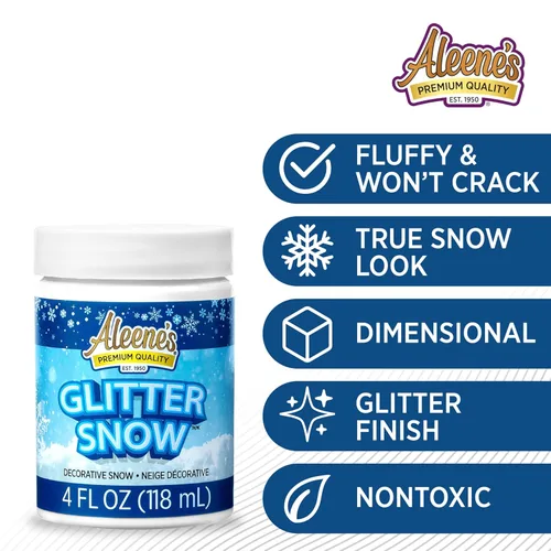 Miniatura 3 de Aleene's Nieve con Purpurina 4 oz