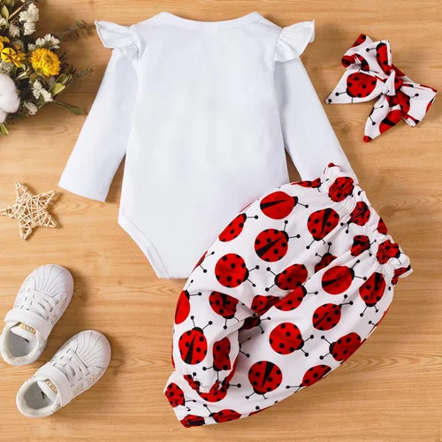 Miniatura 2 de PATPAT Baby Girl Clothes Long Sleeve Outfits Set Baby Girl Trousers Set