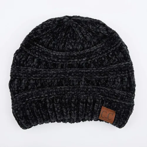Miniatura 440 de C.C Trendy Warm Chunky Soft Stretch Cable Knit Beanie