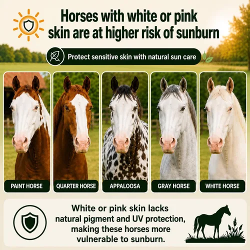 Miniatura 4 de Protector solar para caballos – Pure Sole Sun Block Cream Protege la piel rosa sensible del sol, quemaduras de viento y deslumbramiento de nieve