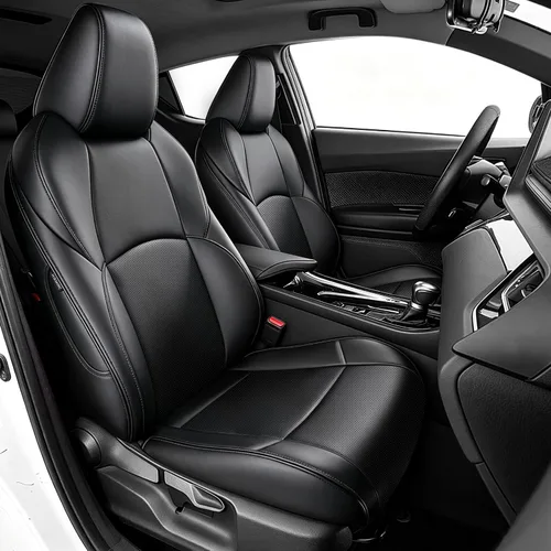 Miniatura 49 de AOMSAZTO Funda de asiento de coche para Mazda 3 2019 2020 2021 2022 2023 2024 2025 2026 – Juego completo de fundas de asiento de piel sintética