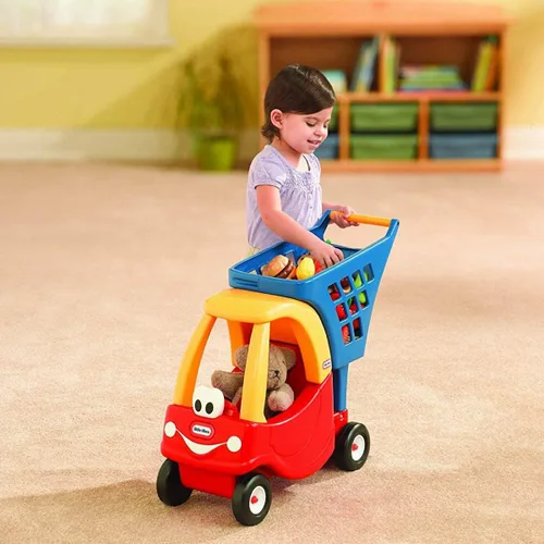 Miniatura 3 de Little Tikes – Carrito de compras acogedor, rojo/amarillo