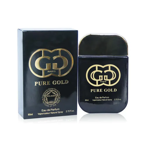 Miniatura 3 de Pure Gold+Red Rush, colección de perfumes de 2 piezas para mujer, Eau de Parfum en espray natural, notas afrutadas, cada una de 3.4 onzas líquidas