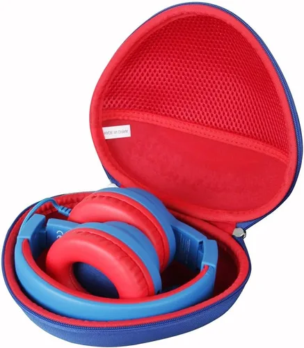 Miniatura 7 de adada Estuche rígido de viaje para auriculares iClever HS19/iClever BTH12 para niños (azul)