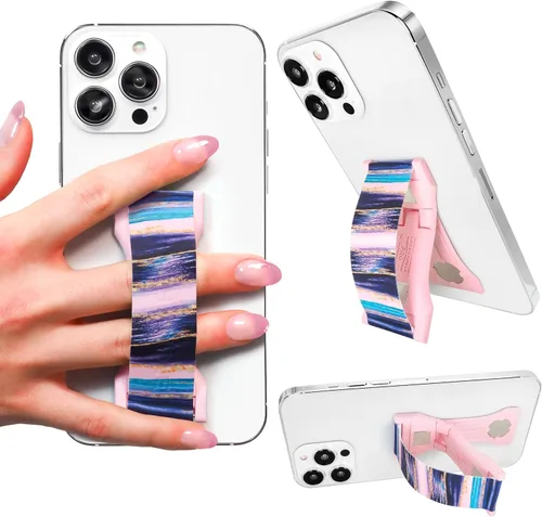 Miniatura 58 de LOVEHANDLE PRO Premium Phone Grip - Correa de silicona para teléfono - Soporte magnético para teléfono y soporte para teléfono inteligente y tableta