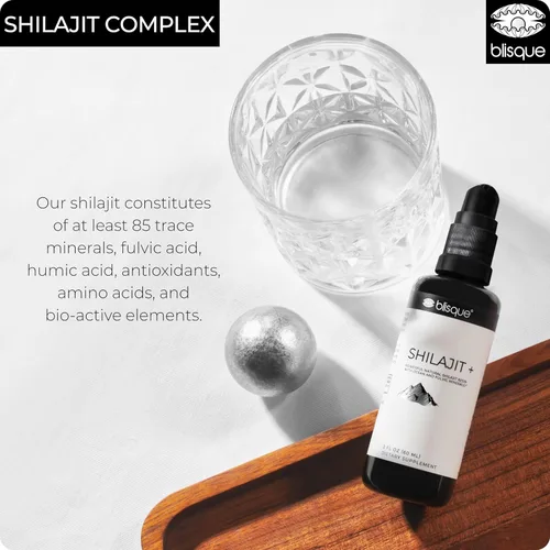 Miniatura 7 de Blisque Gotas minerales de resina Shilajit del Himalaya Pure, natural, orgánica para desintoxicación, limpieza, apoyo inmunológico, refuerzo