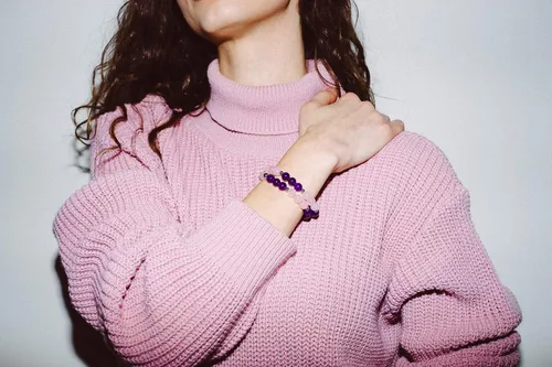 Miniatura 5 de Believe London - Brazalete de gemas semipreciosas para curar los chacras para hombres y mujeres cristal contra la ansiedad piedra natural