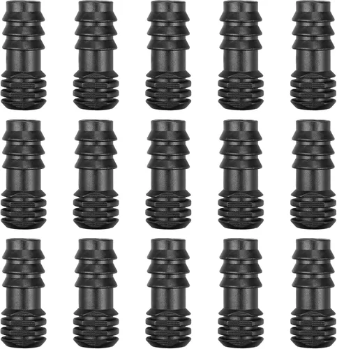 Miniatura 10 de Accesorios de riego por goteo para tubos de goteo de 1/2 pulgada (1/2 pulgada de diámetro interior x 0.65 pulgadas de diámetro), 10 piezas de 1/2