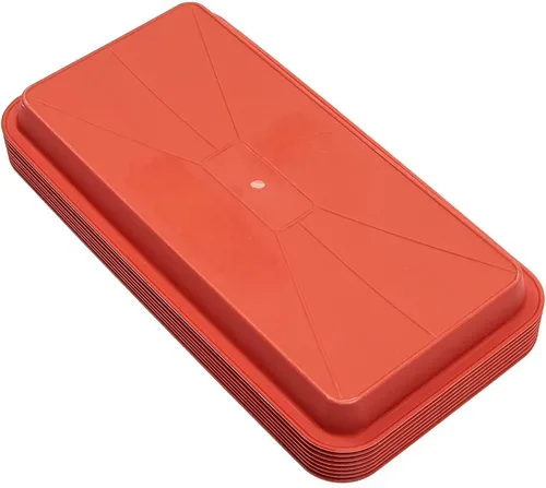 Miniatura 5 de Juvale Bandeja rectangular de plástico para plantas, bandeja de agua para plantas en interiores y exteriores, drenaje integrado y recogedor
