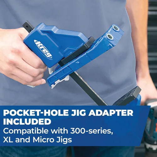 Miniatura 6 de Kreg VersaGrip - Abrazadera de barra de agarre rápido para carpintería - Cuenta con tecnología GripMaxx - Cabezal extraíble para uso como esparcidor