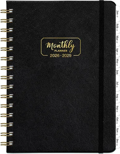 Agenda mensual 2026-2028, agenda mensual de 3 años 2026-2028, enero 2026 a diciembre 2028, calendario de 36 meses con tapa dura, bolsillo interior,