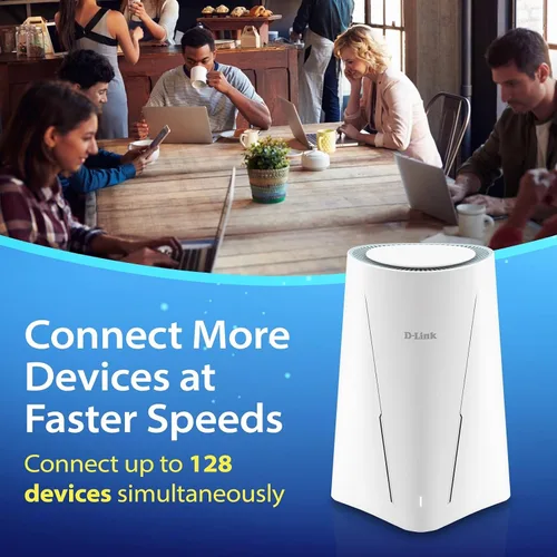 Miniatura 7 de Router WiFi 6 G530 5G NR AX3000 con ranura para tarjeta SIM, puerta de enlace celular, antenas optimizadas de alta ganancia, failover dual WAN
