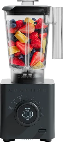 Miniatura 14 de Chefman Obliterator - Licuadora de encimera de 48 onzas para batidos, motor de 1380 W para triturar hielo, nueces y frutas congeladas con cuchilla