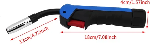 Miniatura 2 de El arma de la antorcha de soldadura 15AK MIG/MAG parte el reemplazo de la cabeza del arma cabido para la máquina de soldadura 150A_250A