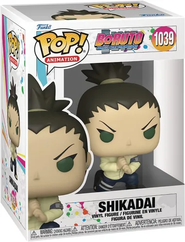 Miniatura 3 de POP Boruto: Naruto The Next Generation - Figura de vinilo Shikadai Funko (paquete con funda protectora de caja compatible), multicolor, 3.75 pulgadas