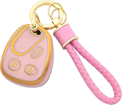 Miniatura 10 de Funda para Llavero Portallaves Estuche Soporte para Llaves Carcasa Protectora de TPU Suave Protector Accesorios para Automóvil