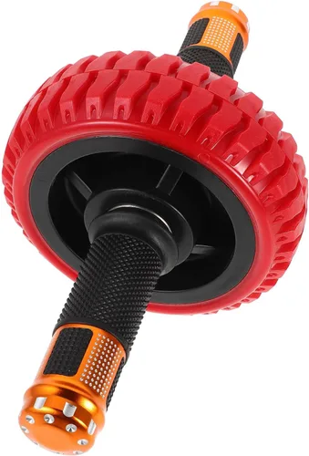 BESPORTBLE Rueda de rodillo de abdominales portátil con asas ergonómicas antideslizantes para entrenamiento de fuerza central, equipo de