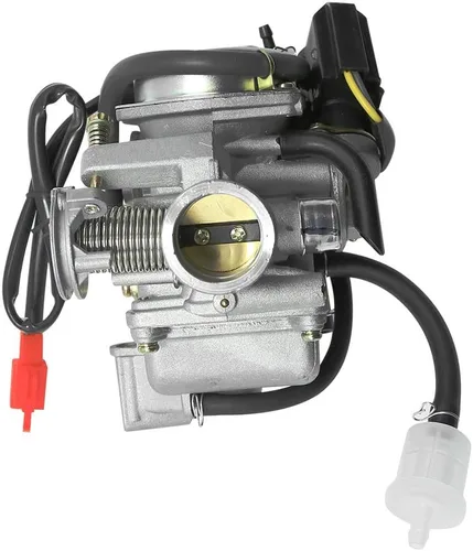 Miniatura 5 de Carburador PD24J para GY6 de 4 tiempos 125cc 150cc ATV Go Karts Scooter Ciclomotores QMJ/QMI157 QMJ/QMI152 - Colector de admisión Fiameter 24mm
