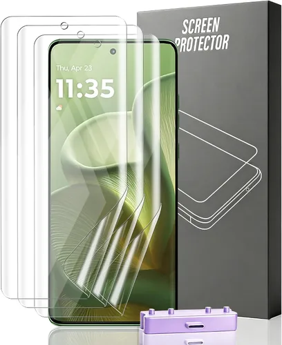Miniatura 40 de Paquete de 3+2 protectores de pantalla de vidrio templado para teléfono (2a) / (2a) Plus con protector de lente de cámara, dureza 9H, película