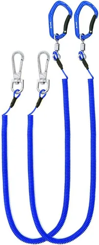 Miniatura 13 de HERCULES M4 Fishing Lanyard, Fishing Pole Tether, Kayak Paddle Leash, Heavy Duty Retractable Coiled Lanyard for Fishing, Rods, Pliers, Boating