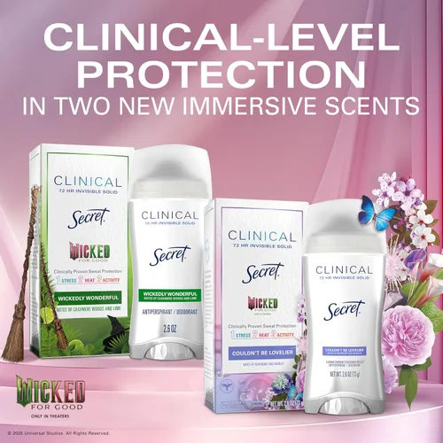 Miniatura 10 de Secret Desodorante en aerosol antitranspirante para mujer, No Podría Ser Más Encantador, 3X Protección contra el sudor, 72 horas de protección