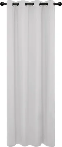 Miniatura 184 de Deconovo Cortina opaca, para oscurecer la habitación Gris claro