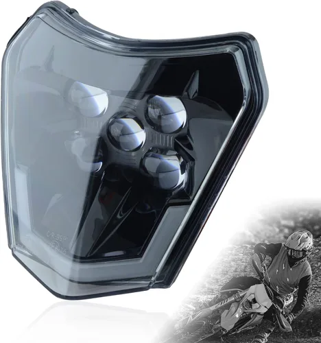 Faro delantero LED para motocicleta Pit Bike Enduro Dirt Pit MX Cross Bike como SX SX-F EXC