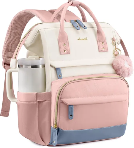 Miniatura 16 de LOVEVOOK Mochila para laptop para mujer, 15,6 pulg.