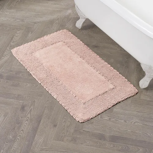 Miniatura 16 de Laura Ashley Ruffle tapete para baño de algodón de 17 x 24 pulgadas