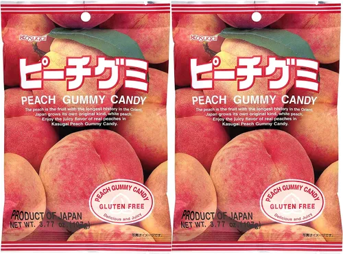 Miniatura 26 de Kasugai Fruit Assort - Caramelos de gomitas de 3.59 onzas (paquete de 3)