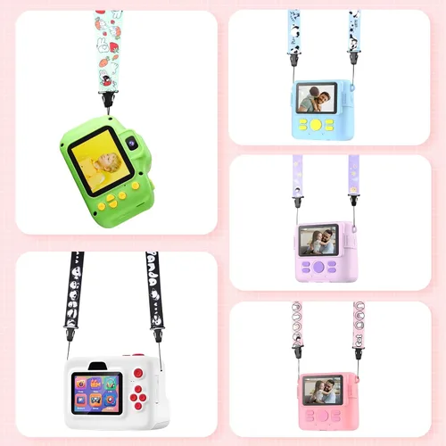 Miniatura 4 de VOVMOEYA Correa de cámara para niños, correa de cuello en lanyard para cámara para niños, correa para iPad para niños, correa de cámara para niños